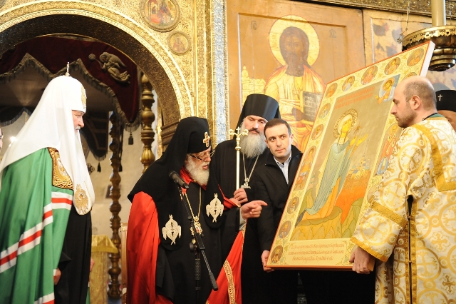 Святейший Патриарх Кирилл встретился с Предстоятелем Грузинской Православной церкви